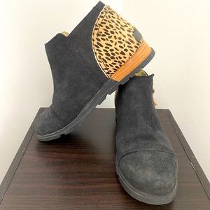 Women’s Sorel Low Cheetah Booties